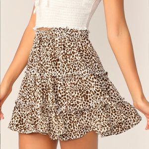 leopard skirt